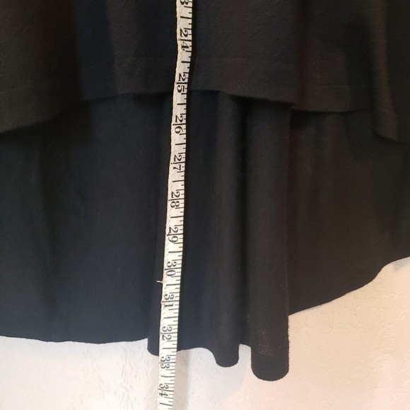 Ava & Viv Women's Size 2X Black Hi-lo Front Pleat Pullover Blouse - Picture 7 of 7